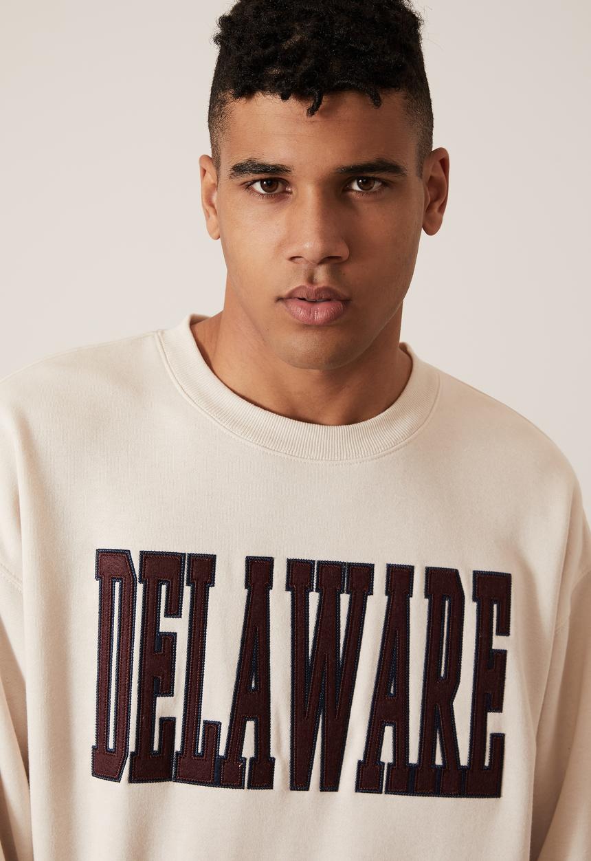 Factorie - Elite oversized crew - ivory