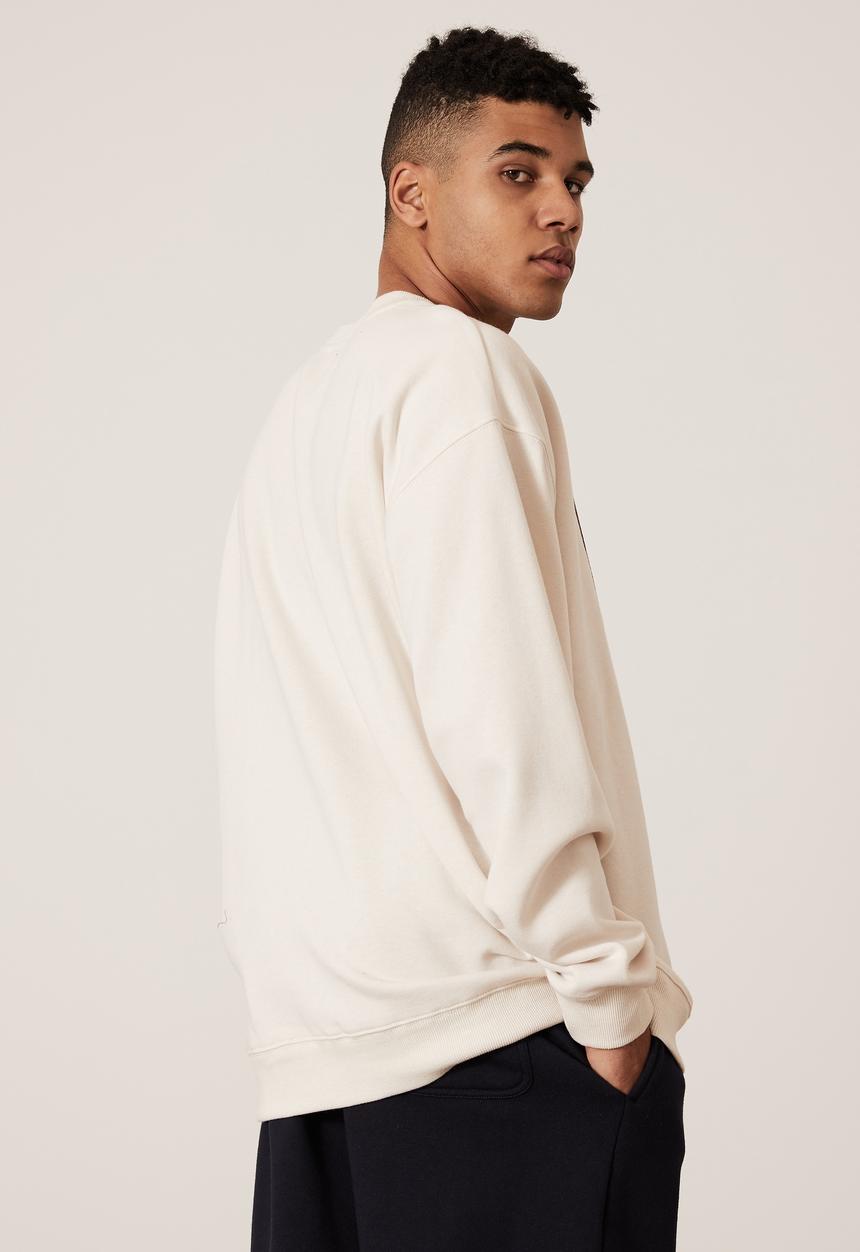 Factorie - Elite oversized crew - ivory