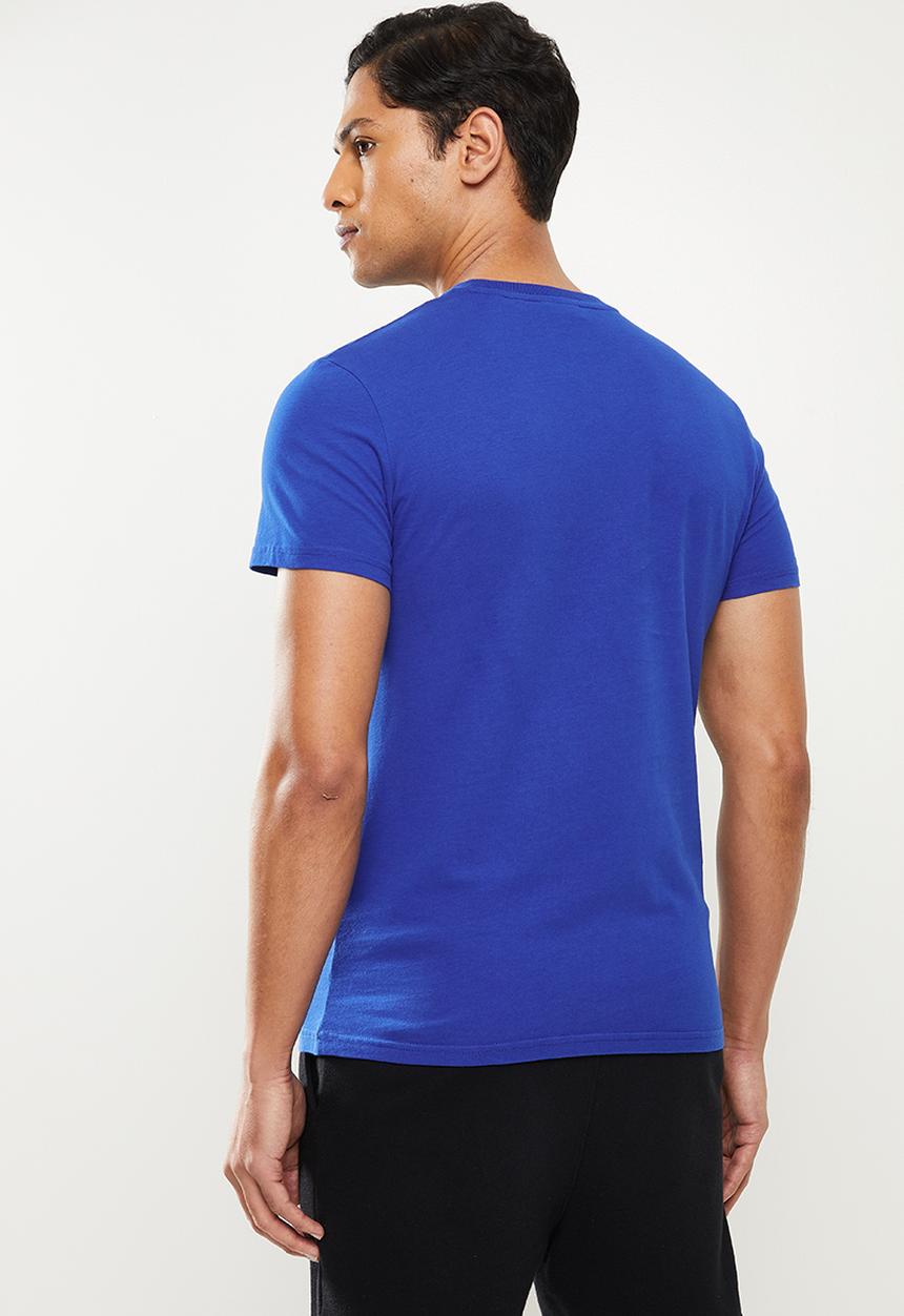 Superdry. - Track and field graphic tee - royal blue