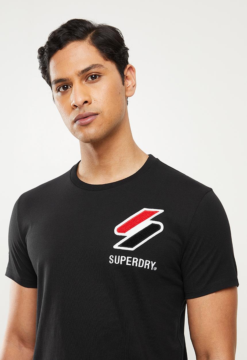 Superdry. - Sportstyle chenille tee - black