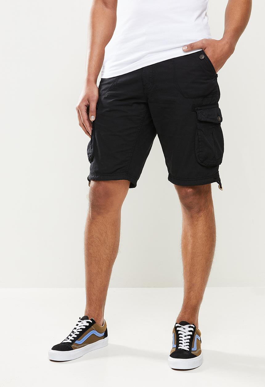 Brave Soul - George cargo shorts - black
