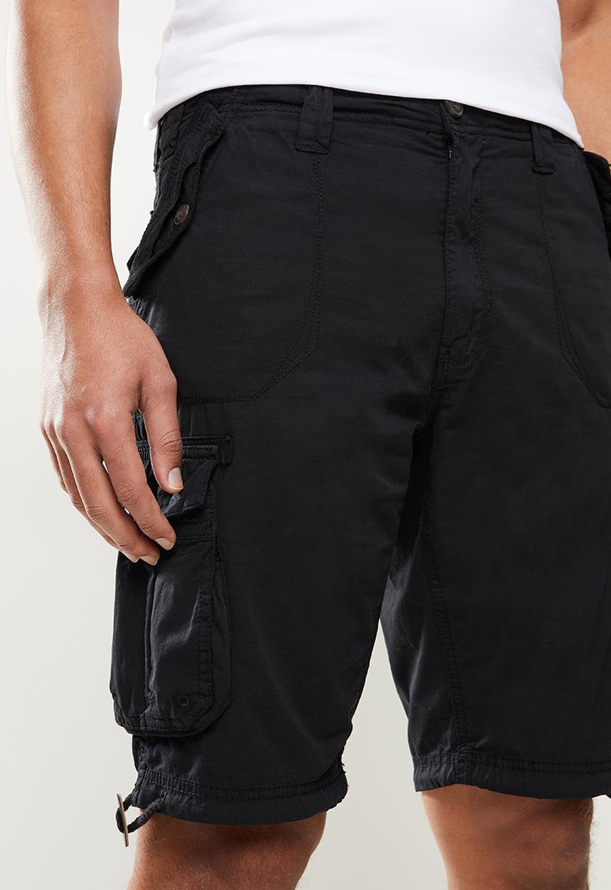Brave Soul - George cargo shorts - black