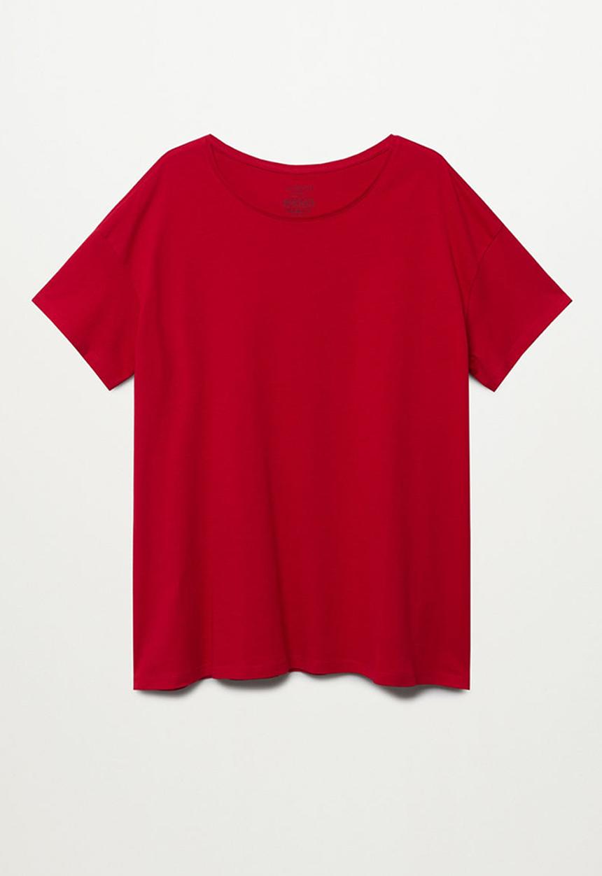 Violeta by Mango - Plus T-shirt easy - red