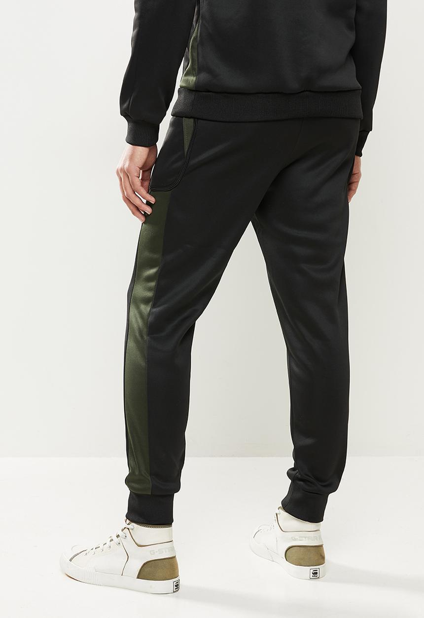 Cutty - Wayne regular fit scuba trackpants - black