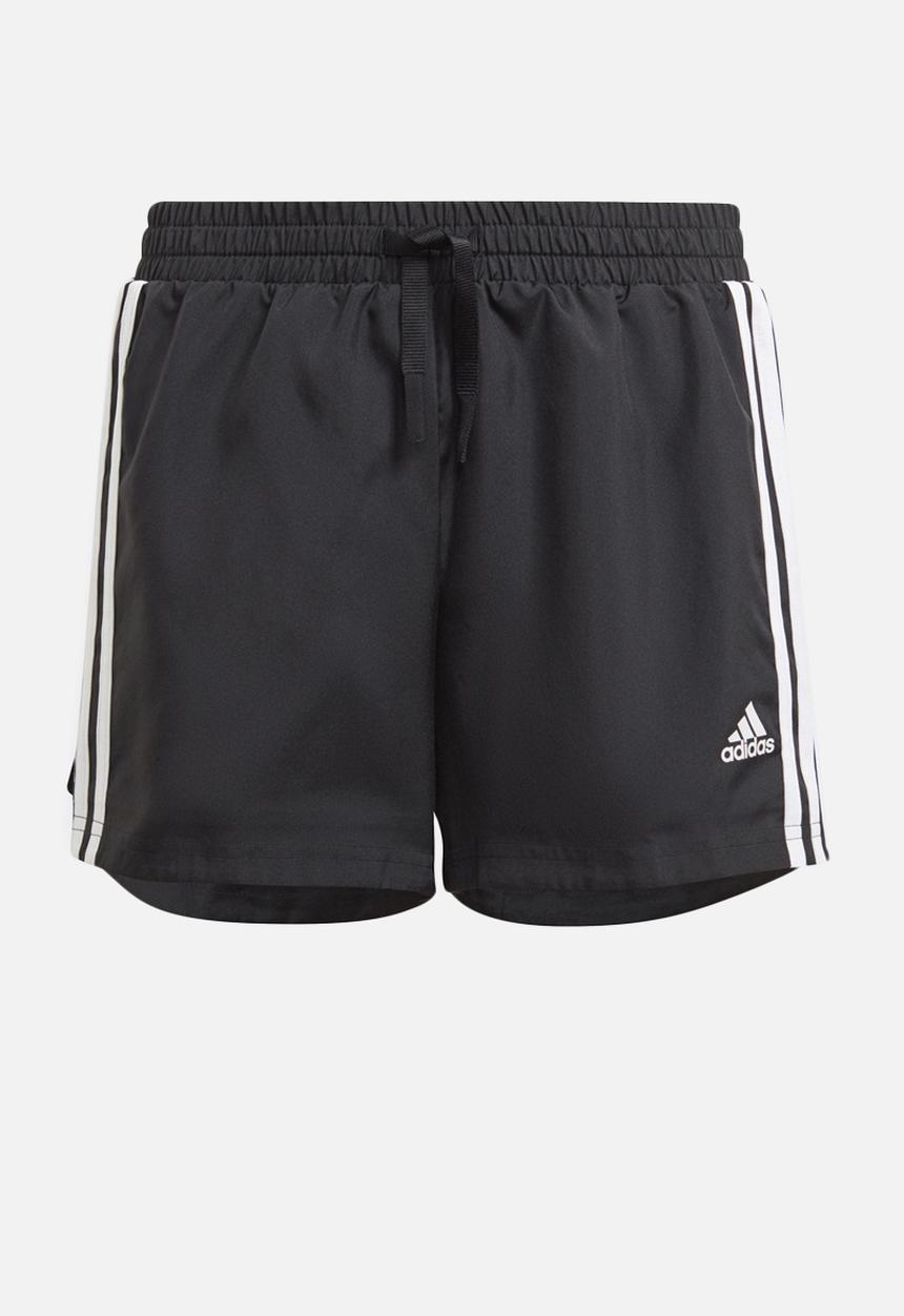 adidas Performance - Girls 3 stripes shorts - black & white