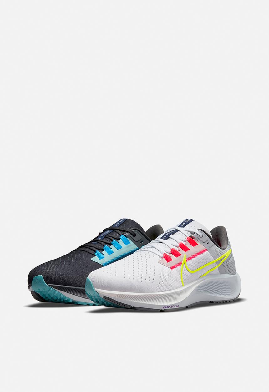 Nike - Air Zoom Pegasus 38 le - dk smoke grey/volt-white-flash crimson