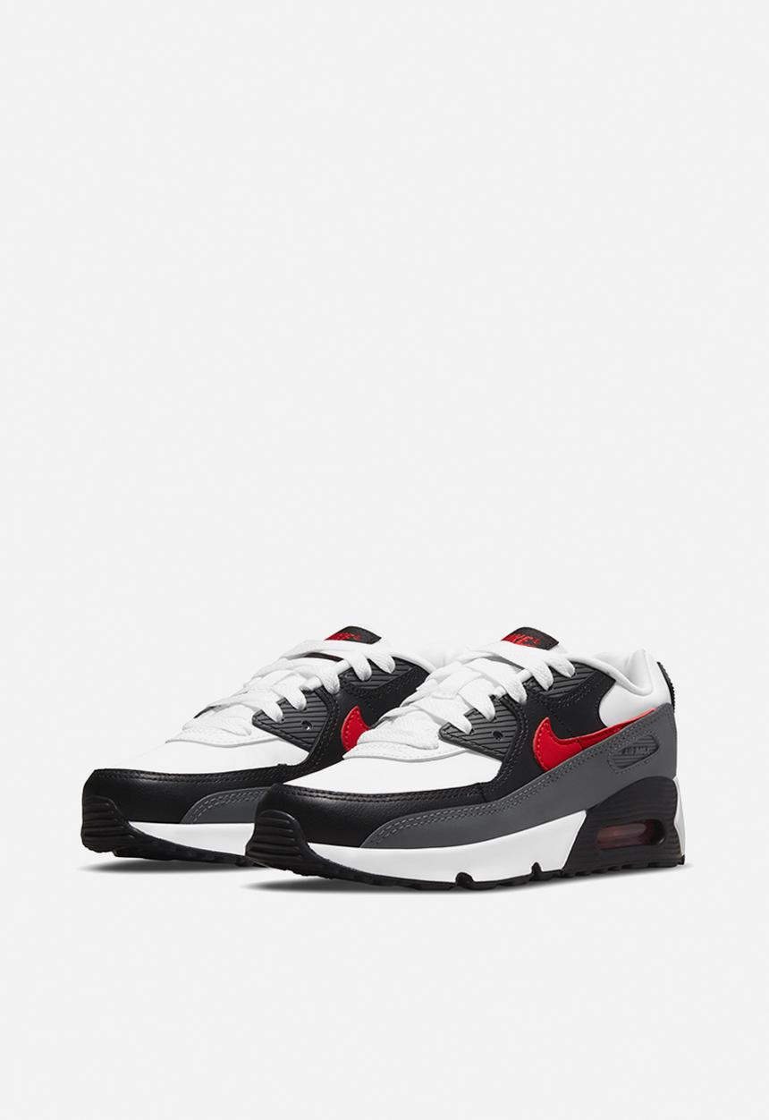 Nike - Nike air max 90 - white/university red-iron grey-black