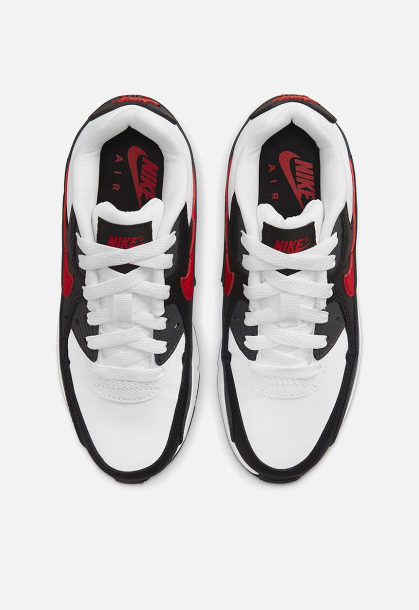 Nike - Nike air max 90 - white/university red-iron grey-black