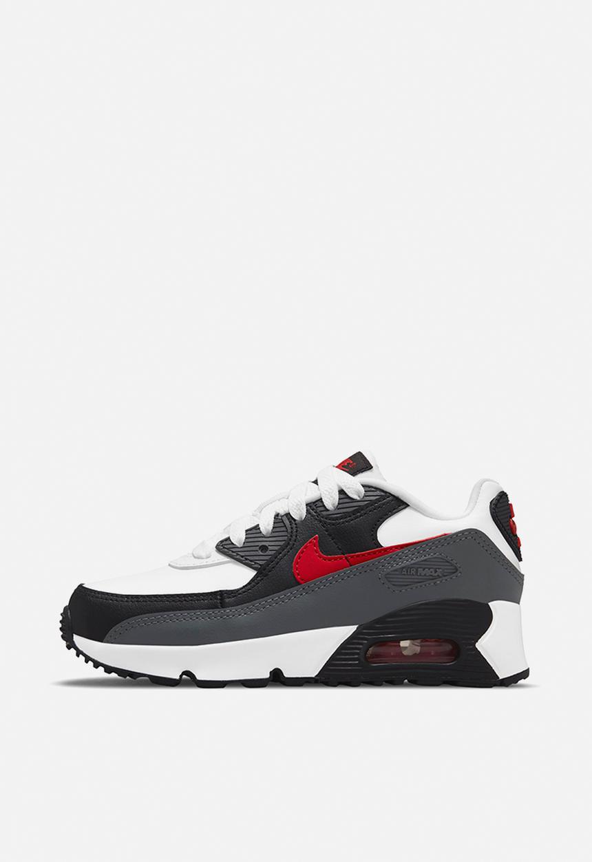 Nike - Nike air max 90 - white/university red-iron grey-black