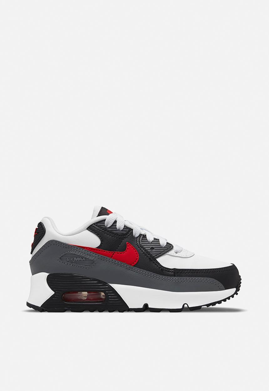Nike - Nike air max 90 - white/university red-iron grey-black
