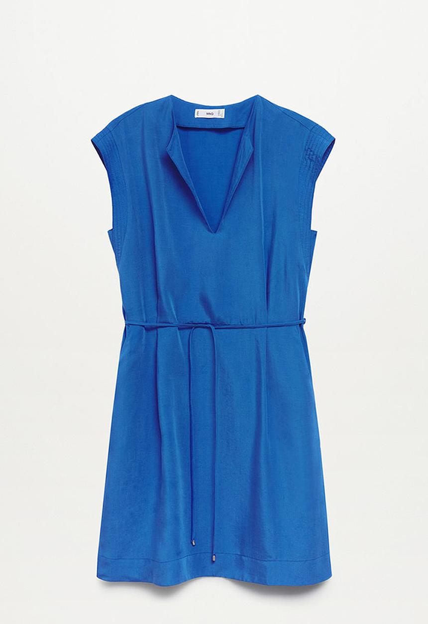 MANGO - Dress sonder - medium blue