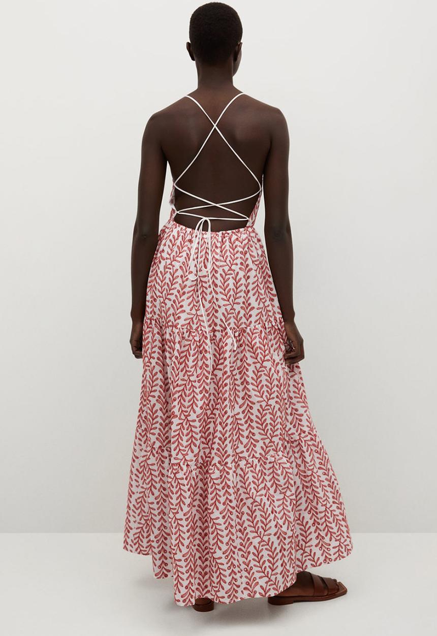 MANGO - Dress serenity - red