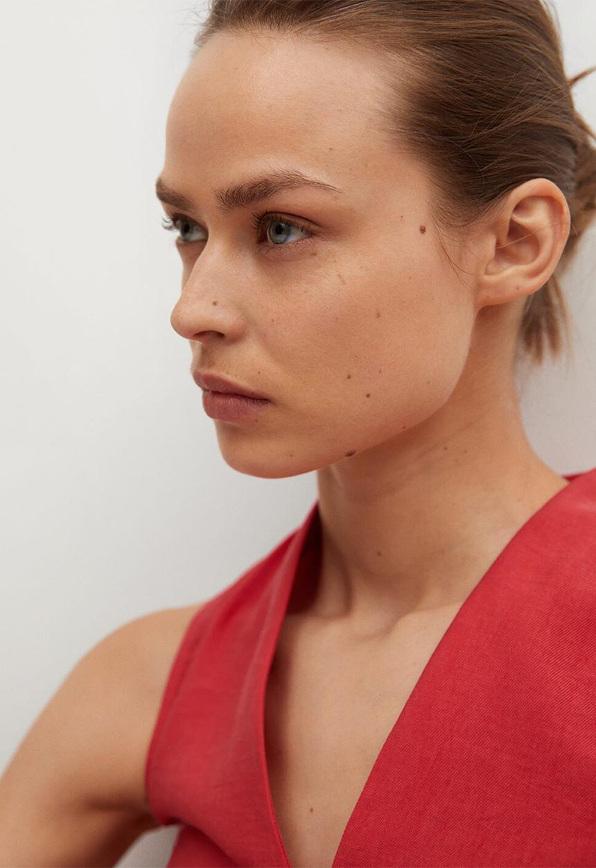 MANGO - Dress nala - red