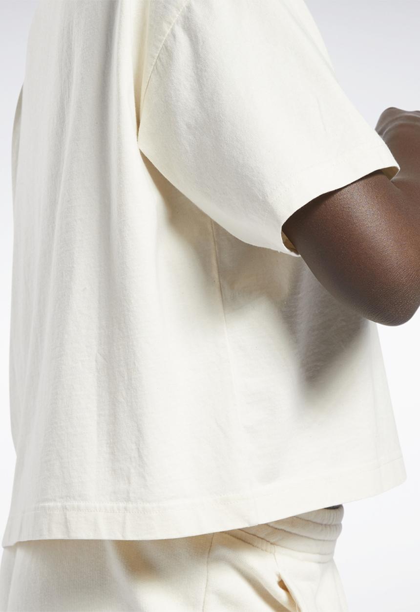 Reebok - Cl rbk nd cropped t-shirt - non-dyed