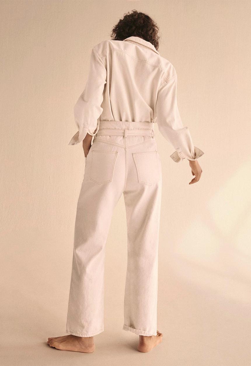 MANGO - Jeans live - light beige