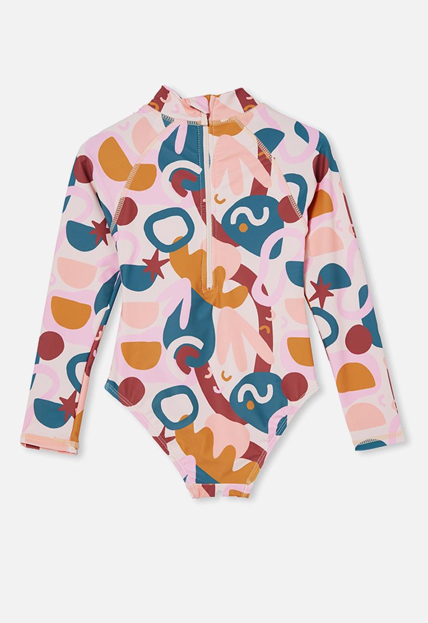 Cotton On - Lydia one piece - peach tang