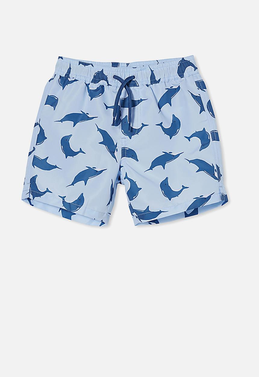 Cotton On - Bailey board short - white water blue