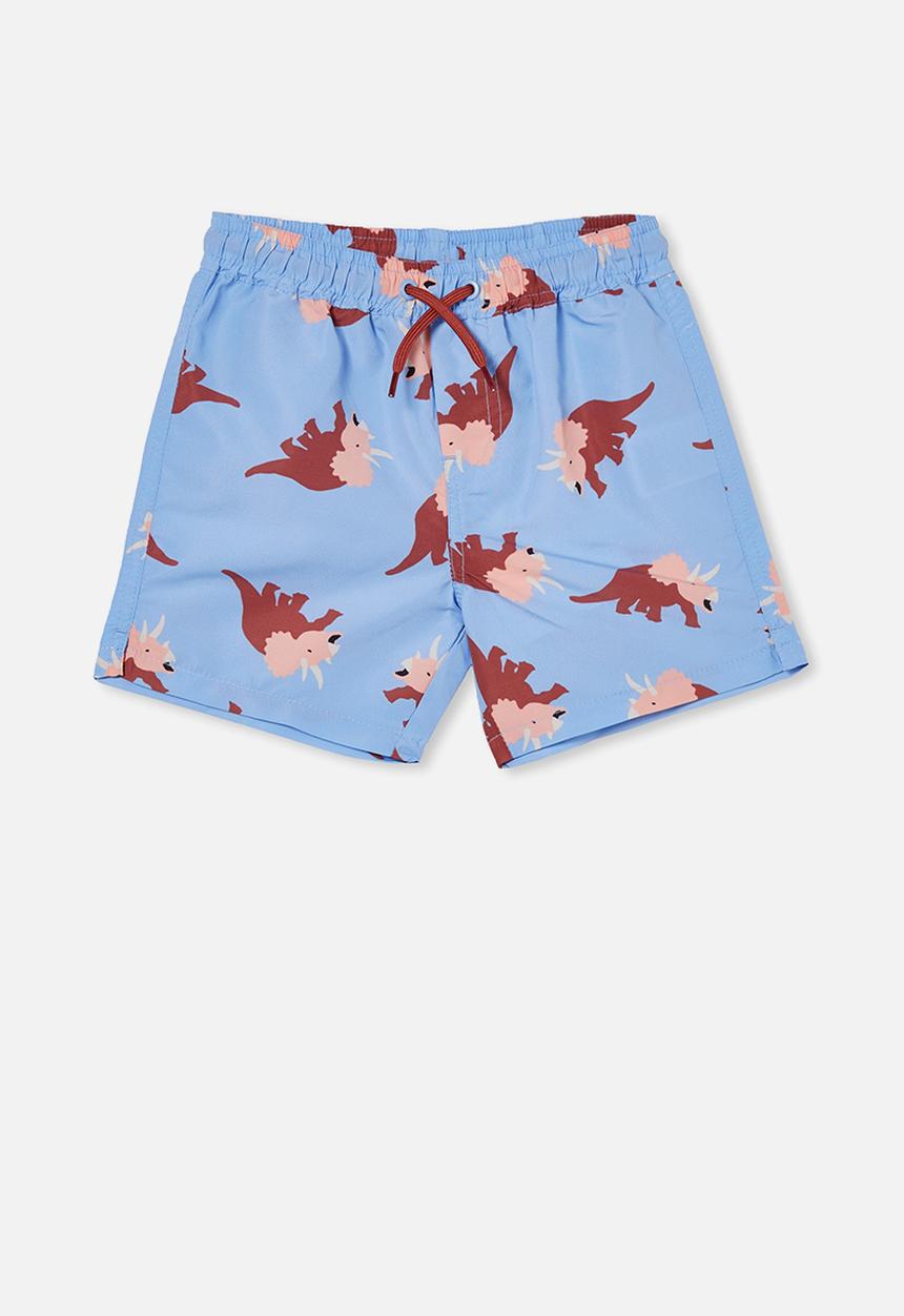 Cotton On - Bailey board short - dusk blue/dino