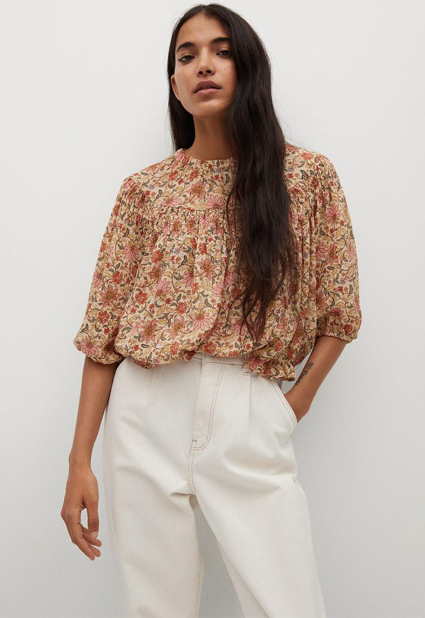 MANGO - Jeans michelle - light beige