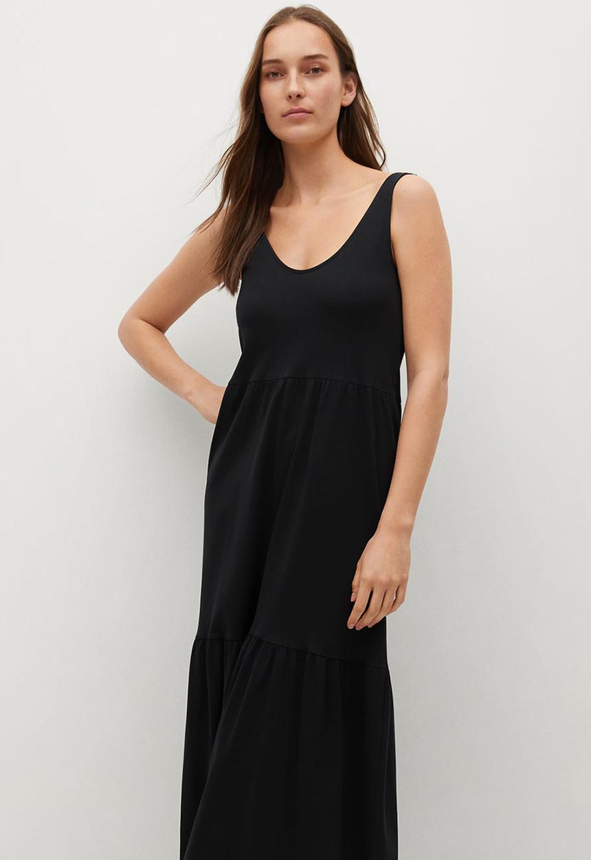 MANGO - Dress masito - black