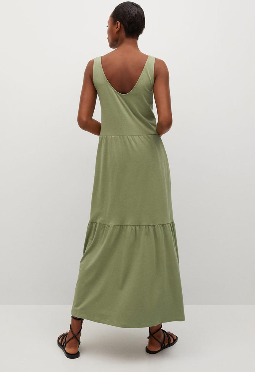 MANGO - Dress masito - khaki
