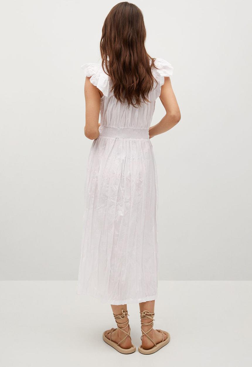 MANGO - Dress costa - white