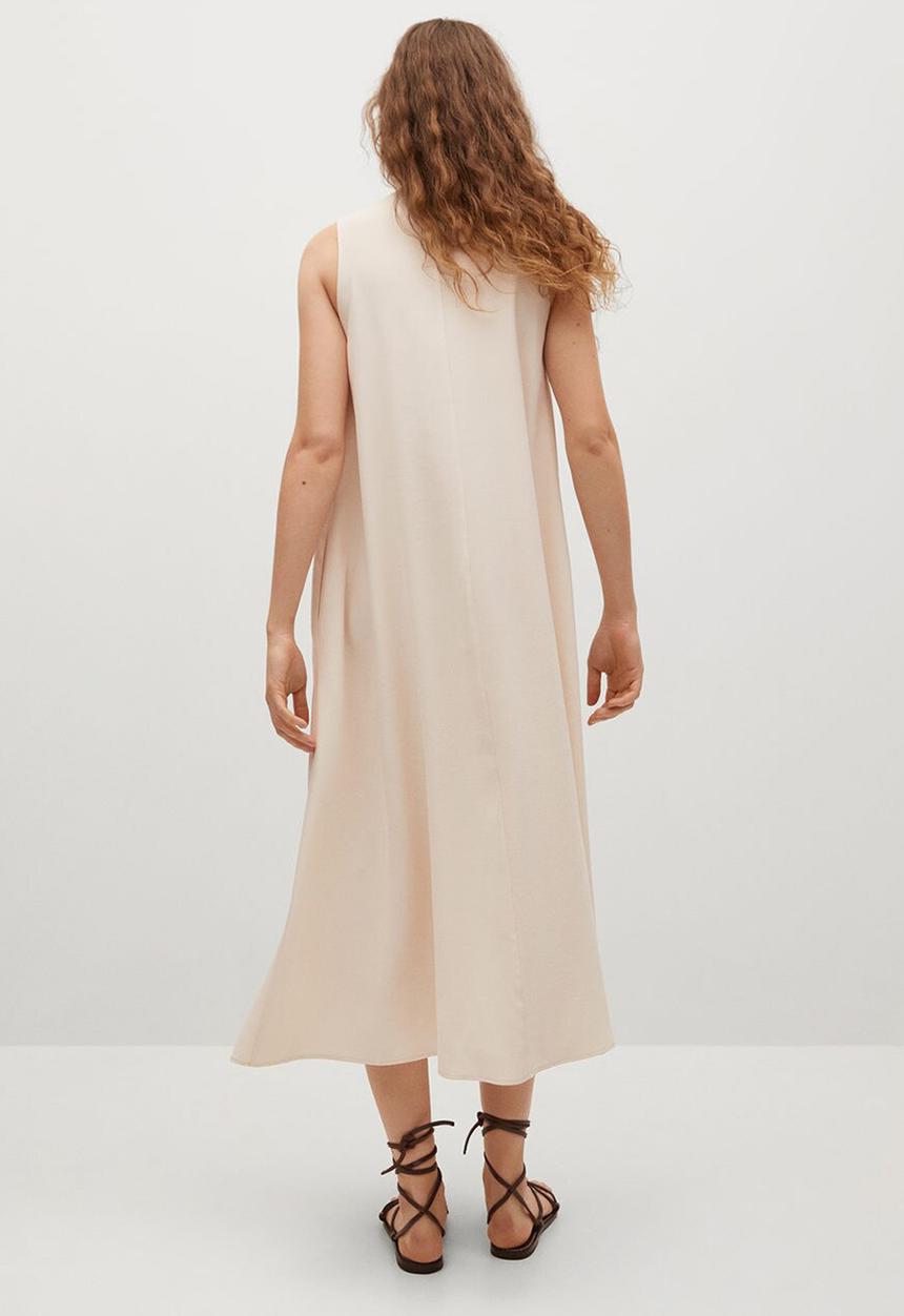 MANGO - Dress hipolita - light beige
