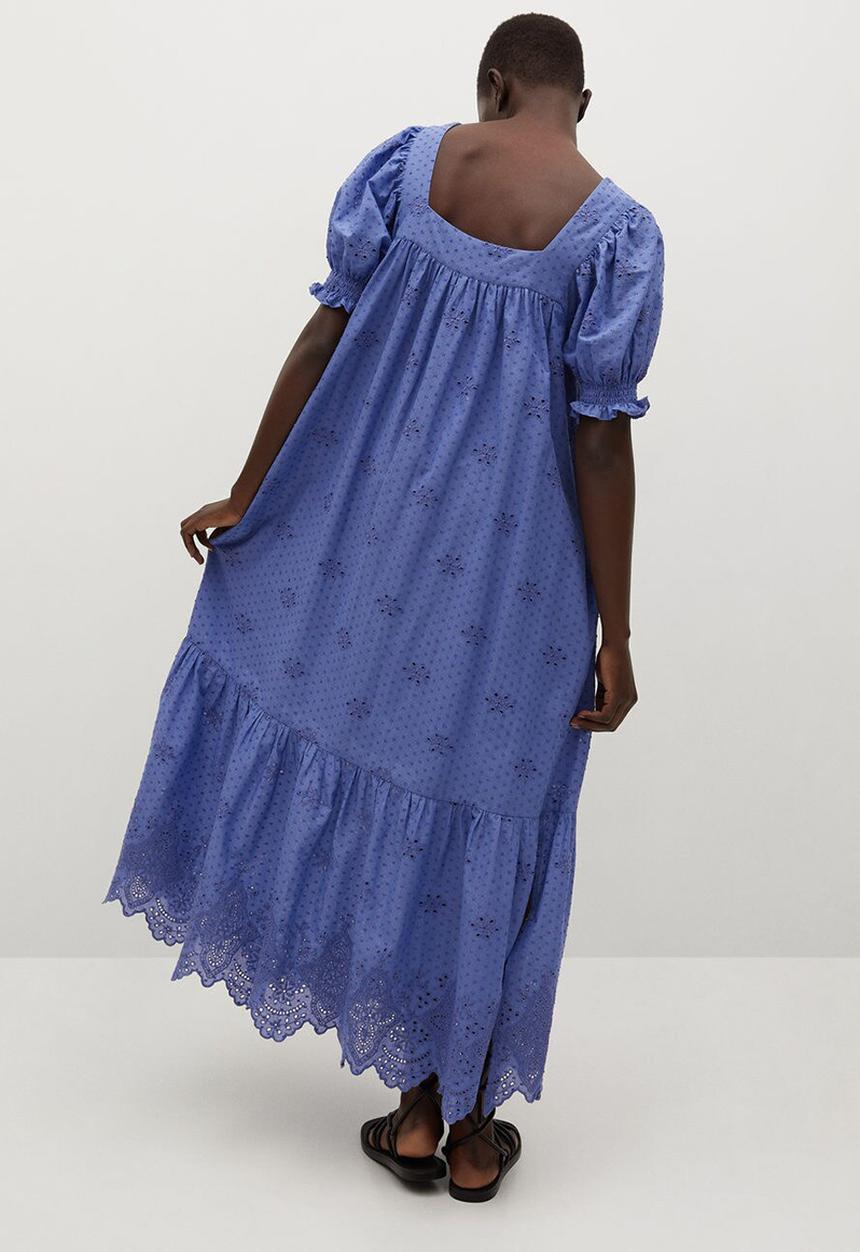 MANGO - Dress nonna - blue
