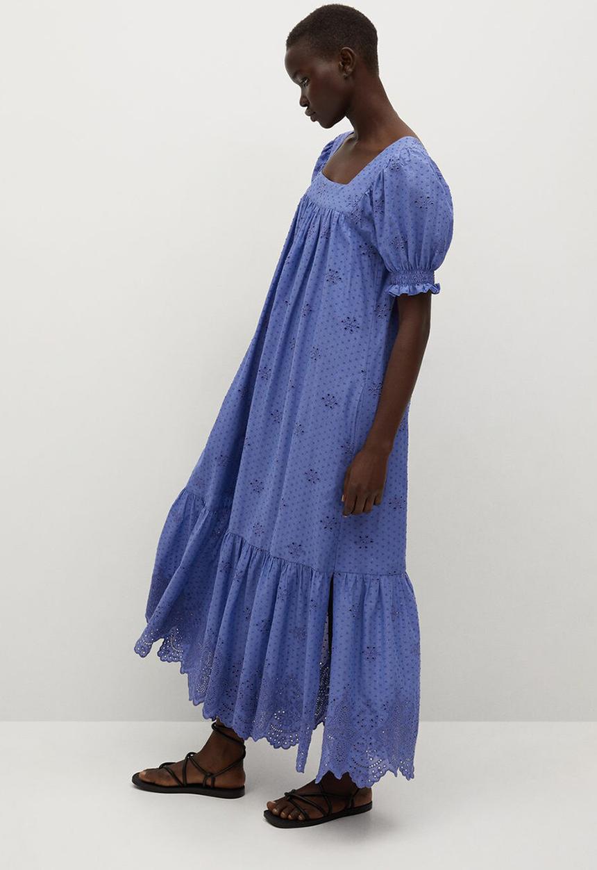 MANGO - Dress nonna - blue