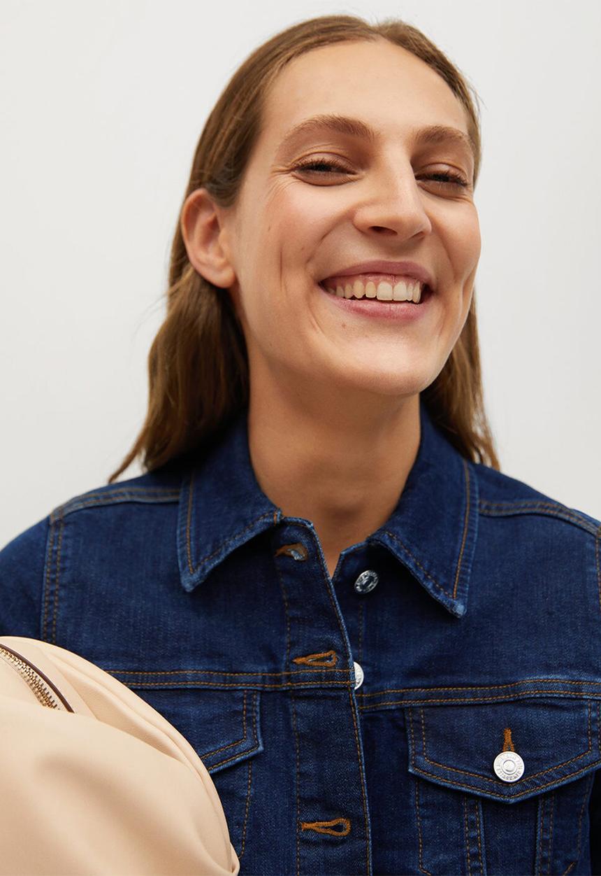 MANGO - Jacket vicky - dark blue