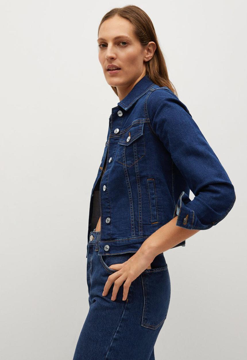 MANGO - Jacket vicky - dark blue