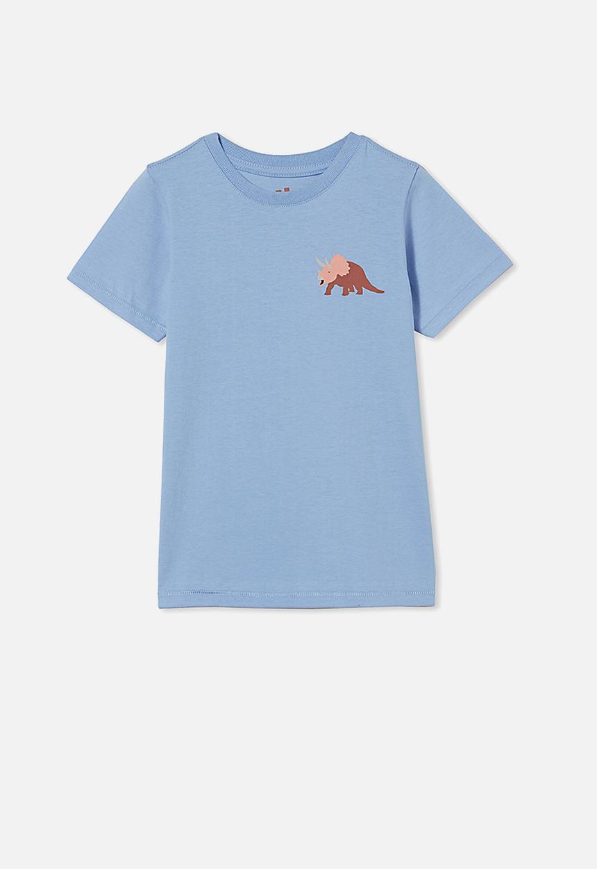 Cotton On - Max short sleeve tee - dusk blue/dino