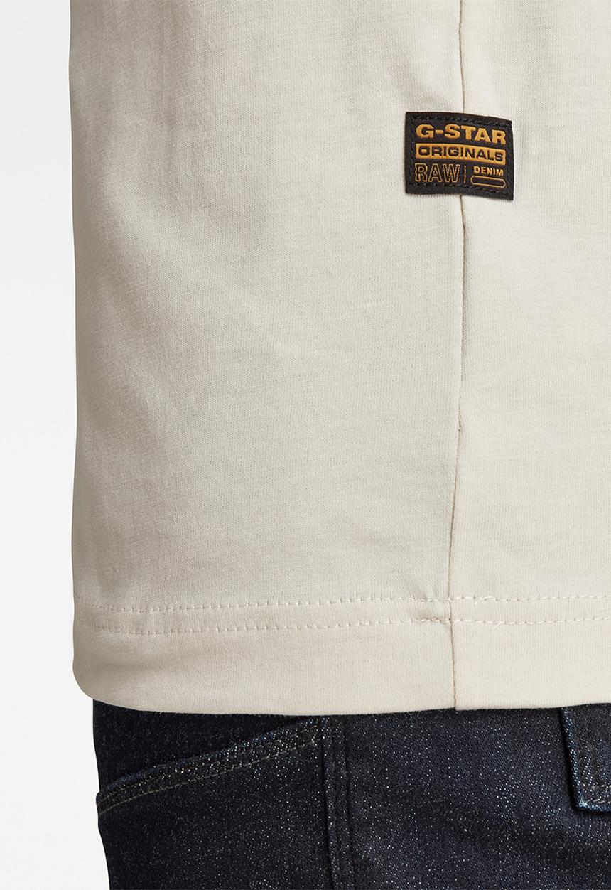 G-STAR - Base-s short sleeve tee - whitebait