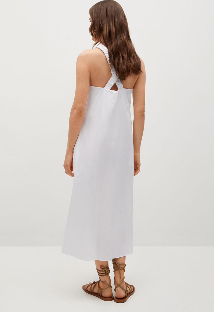 MANGO - Dress domingo - white