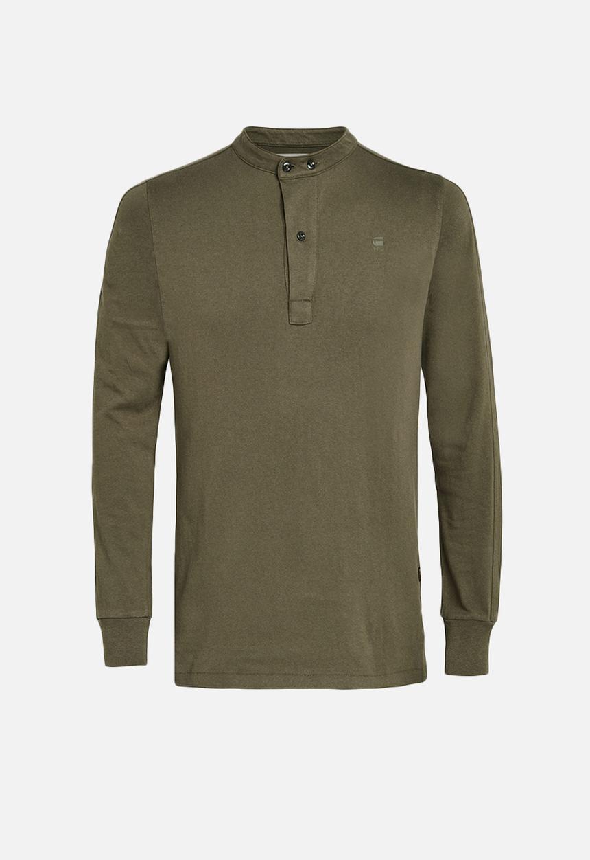 G-STAR - Scan collar long sleeve tee - combat
