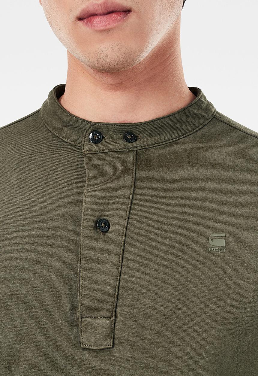 G-STAR - Scan collar long sleeve tee - combat