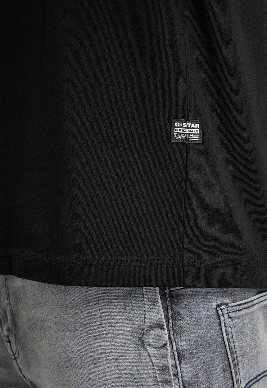 G-STAR - Moto neoprene long sleeve tee - dk black