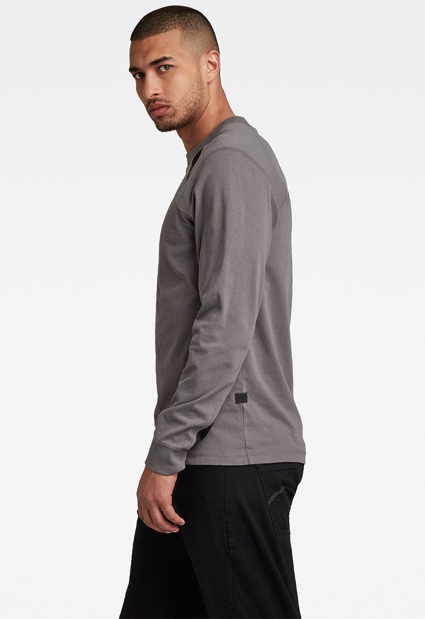 G-STAR - Moto neoprene long sleeve tee - magna
