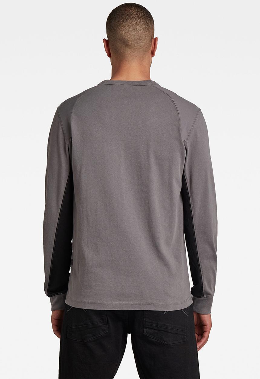 G-STAR - Moto neoprene long sleeve tee - magna