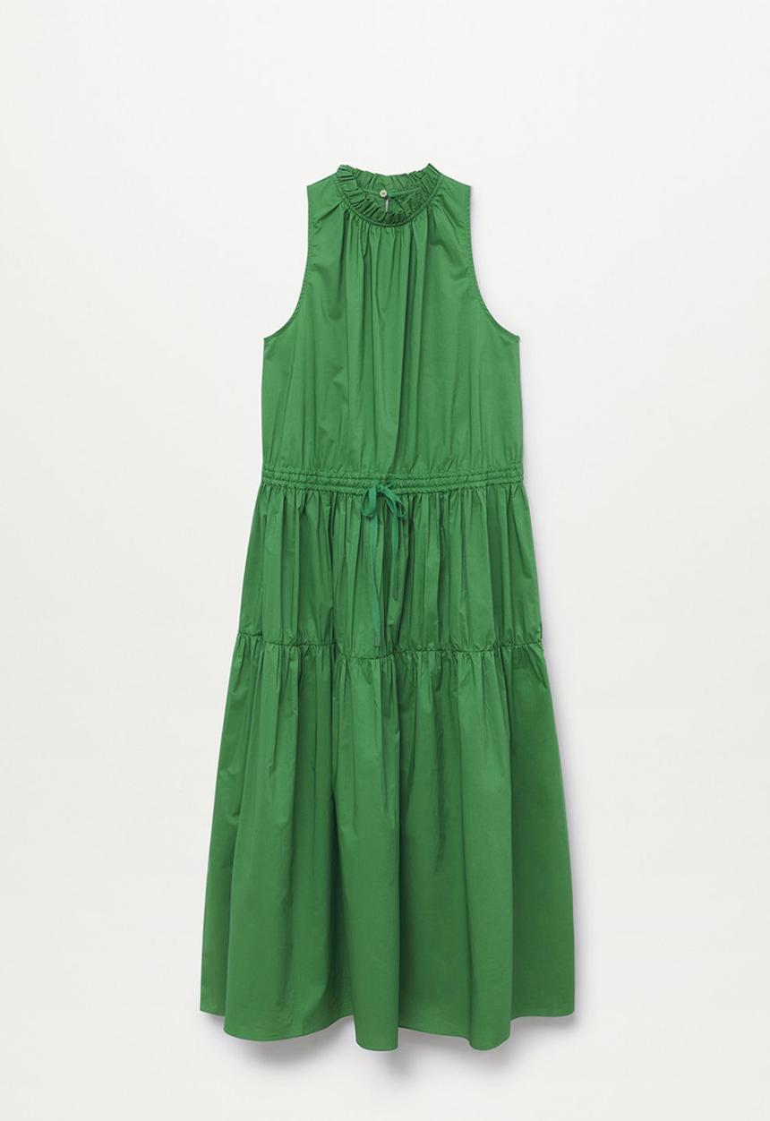 MANGO - Dress zita - green