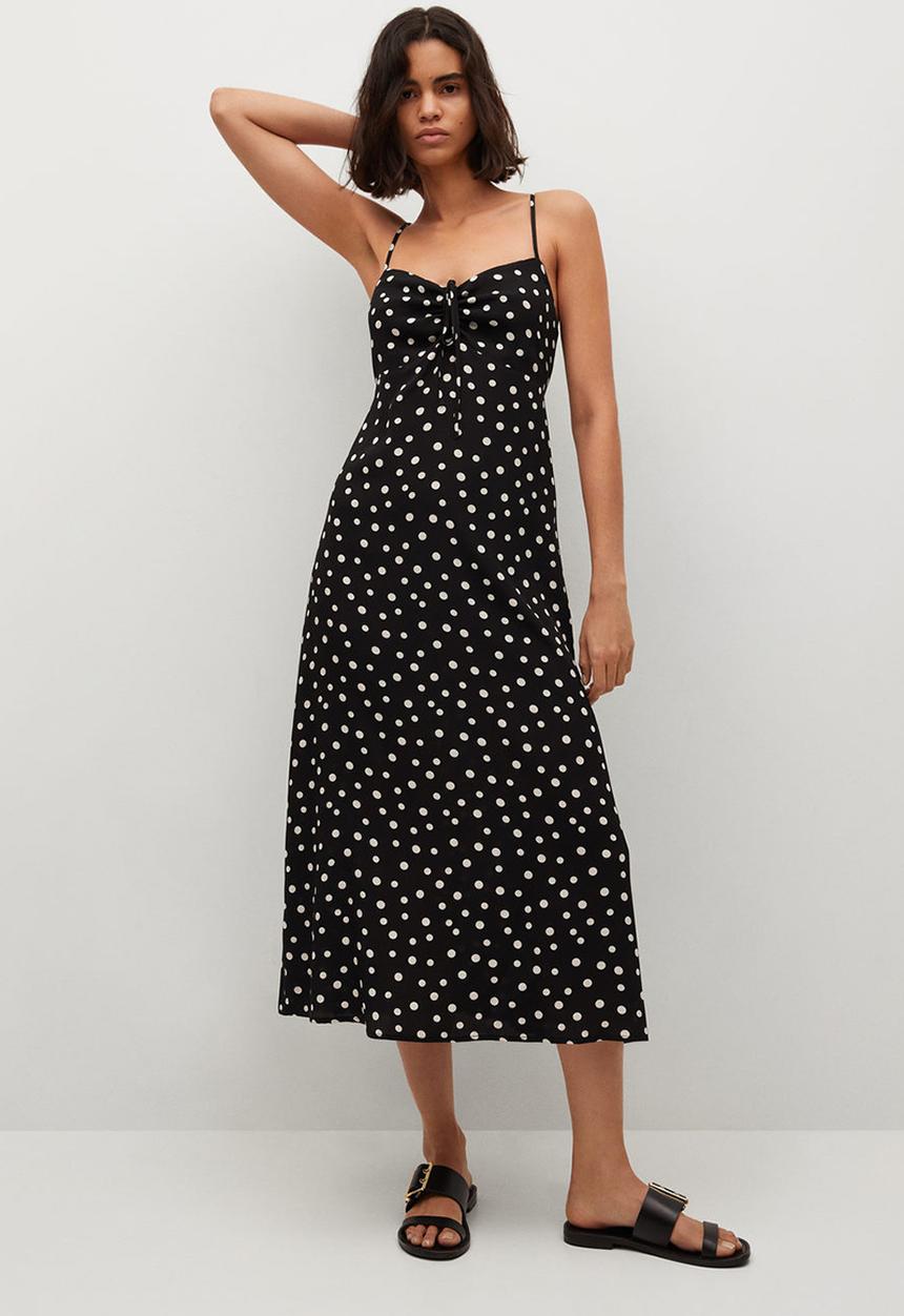 MANGO - Dress illeta - black