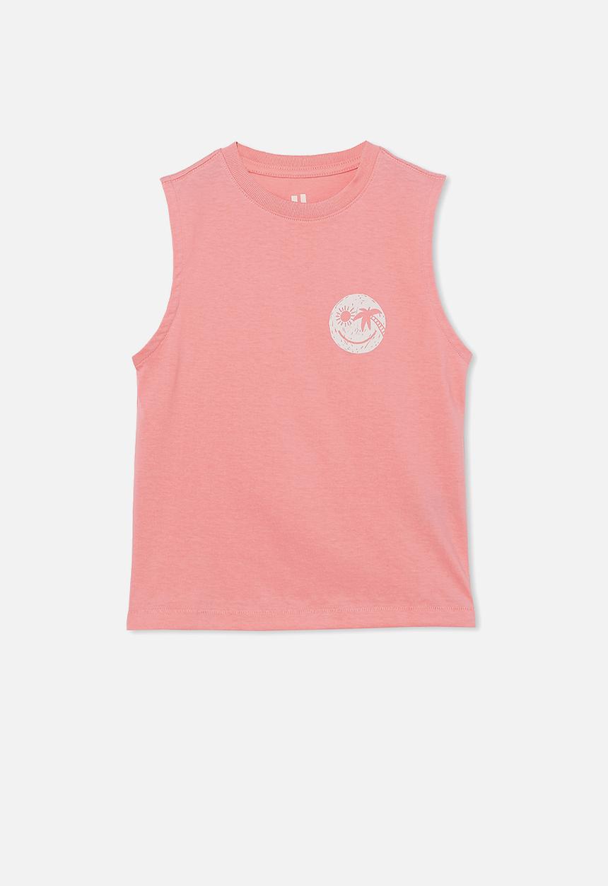 Cotton On - Otis muscle tank - coral