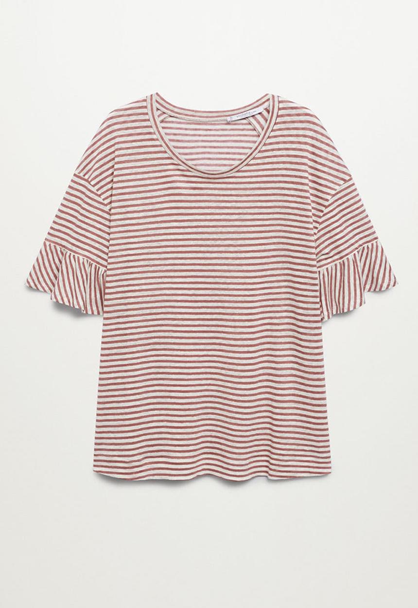 Violeta by Mango - Plus T-shirt silvery - pink