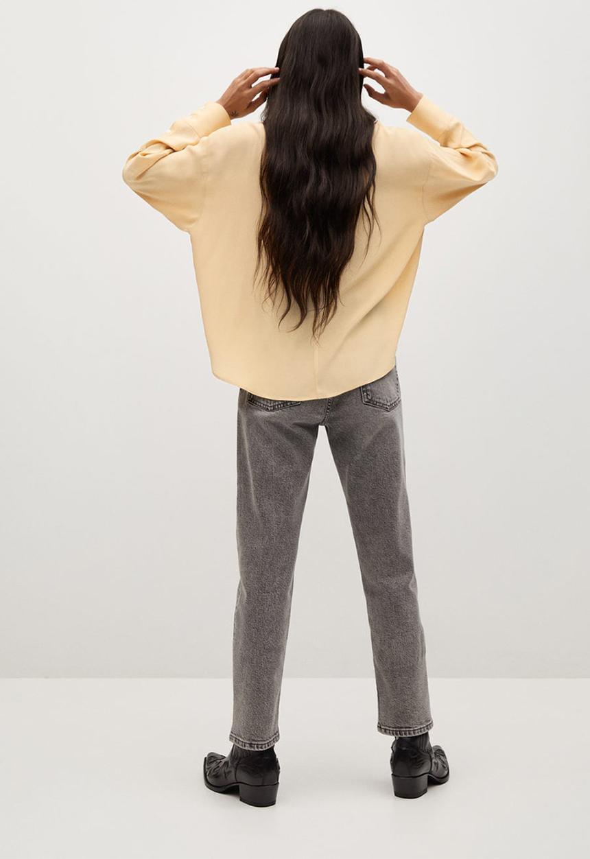 MANGO - Shirt leone - medium yellow