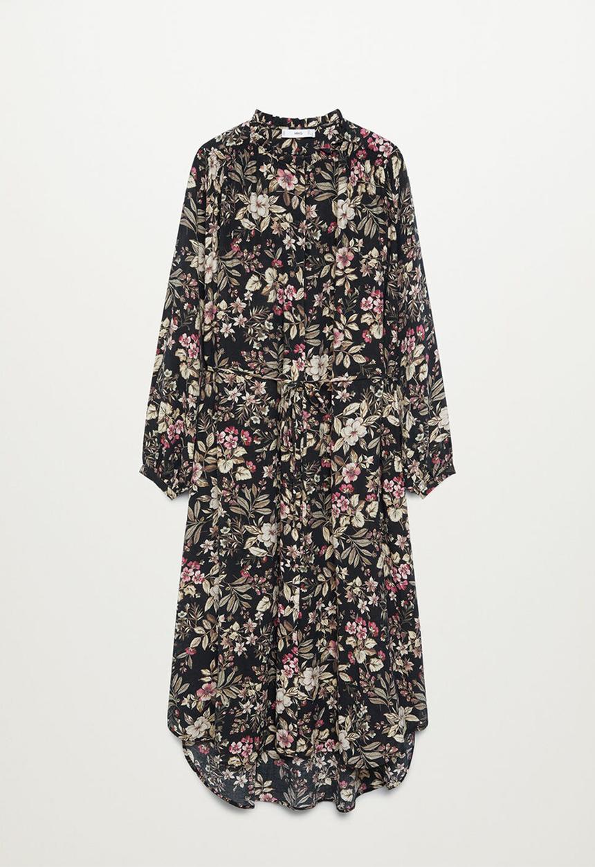 MANGO - Dress farm - black
