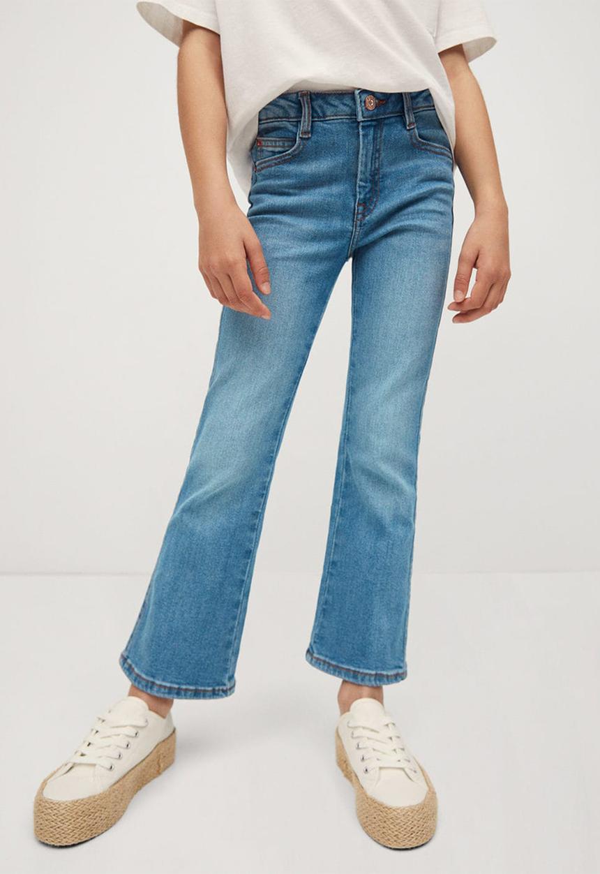 MANGO - Jeans flare - blue