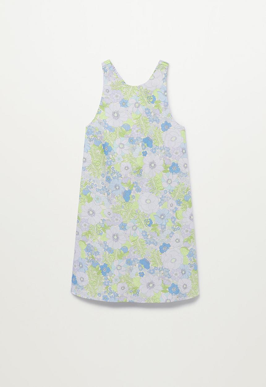 MANGO - Dress vita - light pastel blue