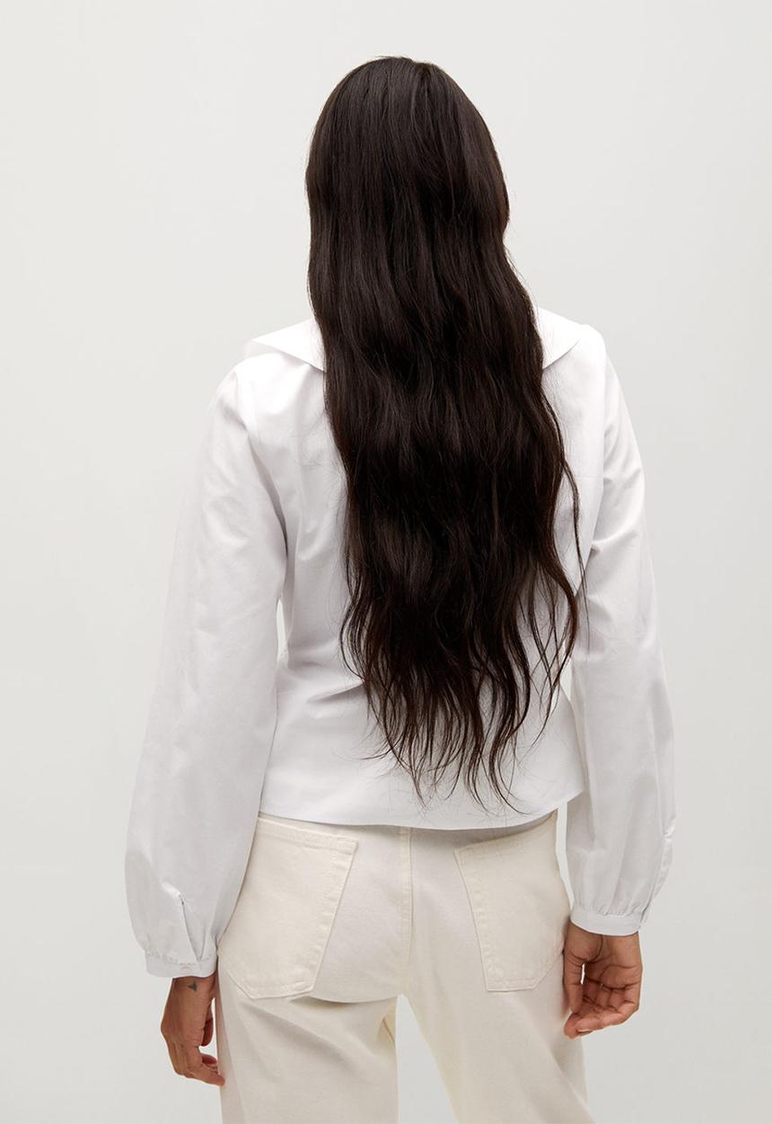 MANGO - Blouse cruz - white