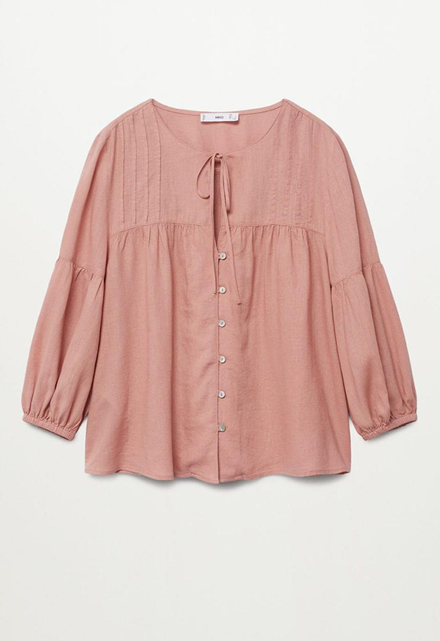 MANGO - Blouse friday - light pastel pink