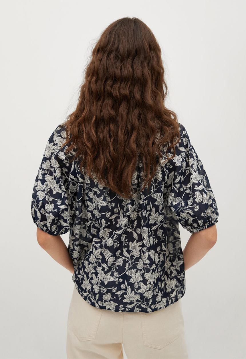 MANGO - Blouse calabasa - medium blue